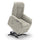 Fauteuil Releveur Electrique 2 Moteurs 76x96x105 cm en Tissu Corde Boston