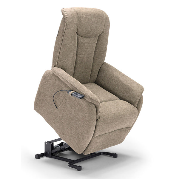 sconto Fauteuil élévateur électrique 2 moteurs 76x96x105 cm en tissu Boston Mud