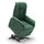 Fauteuil Releveur Electrique 2 Moteurs 76x96x105 cm en Tissu Vert Boston