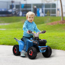 Mini Quad Elettrico per Bambini 6V Blu Grigio e Nero-2