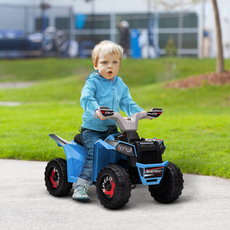 Mini Quad Elettrico per Bambini 6V Blu Grigio e Nero-2