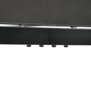 Tavolo da Giardino 180x80x72 cm in Alluminio e Vetro Temperato Nero-9