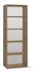 Libreria Modulare 5 Ripiani 71x199x41 cm Noce Stelvio-1