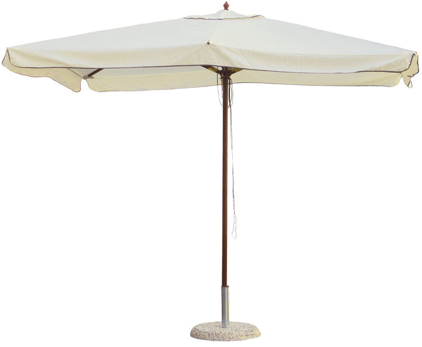 prezzo Parasol de jardin 3x3 m Mât Ø48 mm en Bois Morel Ecru