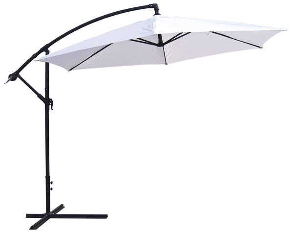 Parasol de jardin métal déporté Ø3m Morel Blanc prezzo