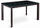 Table Extensible 140/220x90x75 cm en Métal avec Plateau en Verre Gris