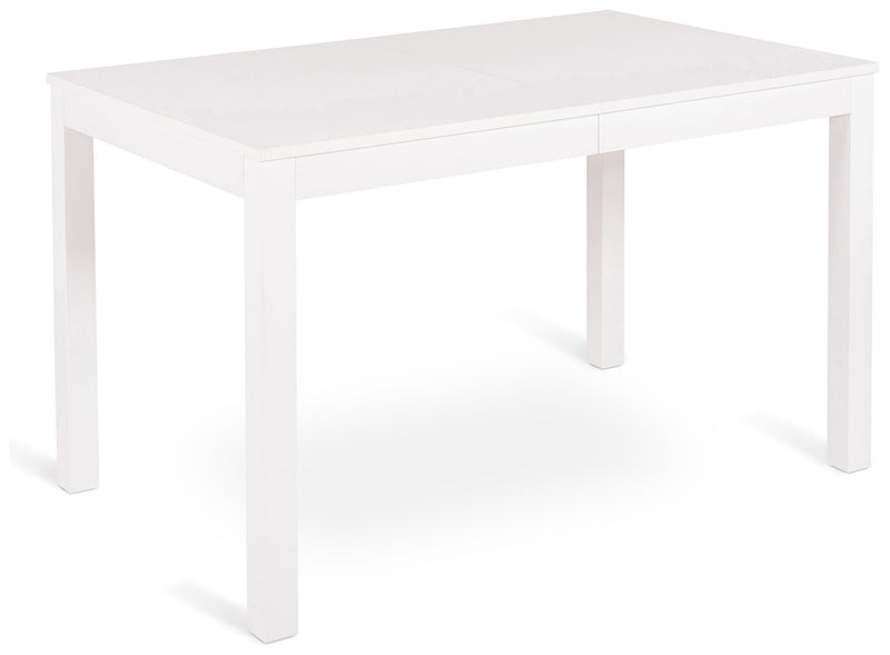 Tavolo Allungabile 130/210x80x76 cm in Legno Top in Melaminico Bianco-1