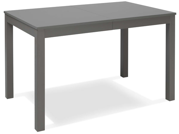 Table Extensible 130/210x80x76 cm en Bois Plateau en Mélaminé Gris Foncé sconto