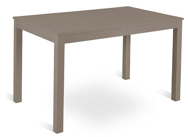 sconto Table Extensible 130/210x80x76 cm en Bois Plateau en Mélaminé Tourterelle