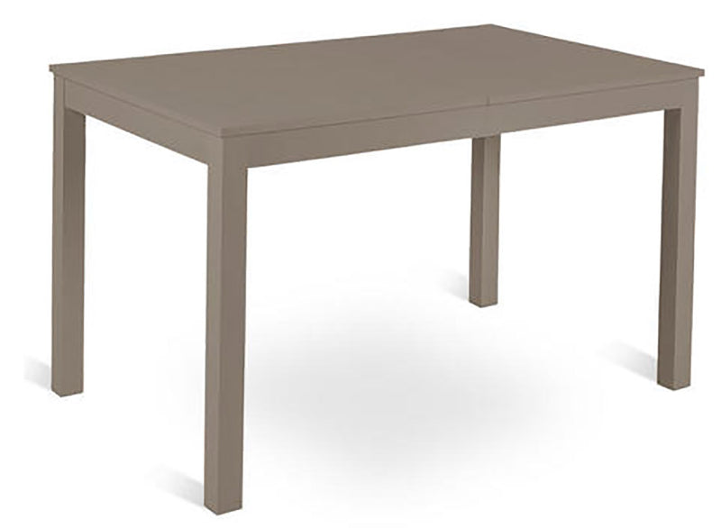 Tavolo Allungabile 130/210x80x76 cm in Legno Top in Melaminico Tortora-1