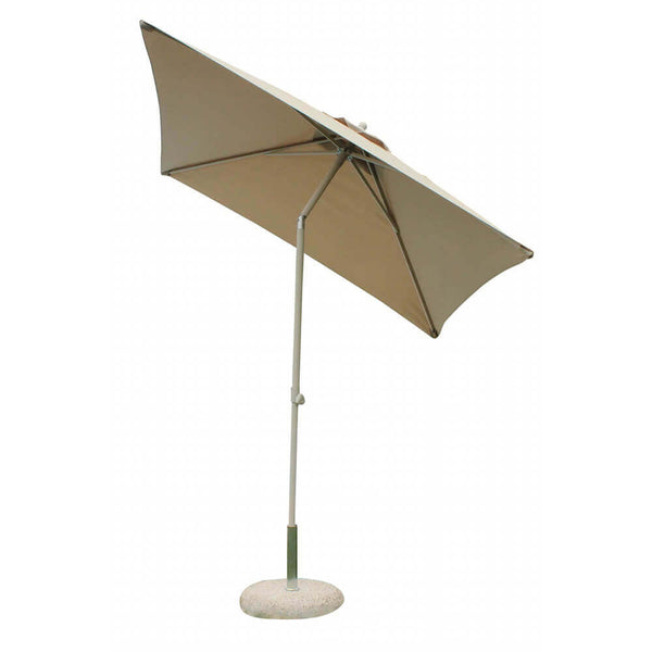 online Joli parasol de jardin 2x2m en aluminium gris tourterelle