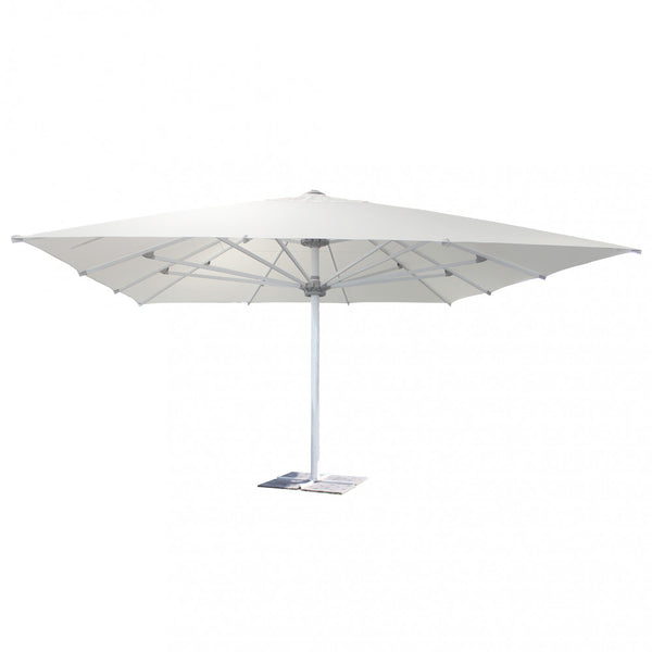 prezzo Parasol de jardin Giove 5x5m en aluminium blanc