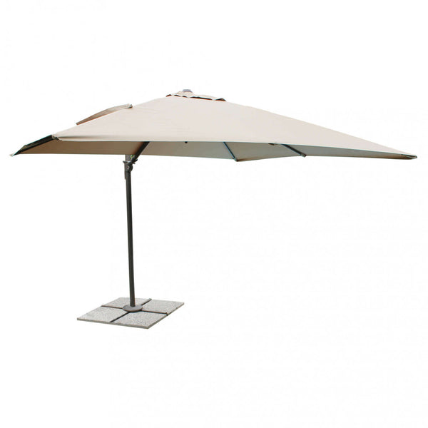 prezzo Parasol de jardin Mercurio 2,5x2,5m en aluminium anthracite