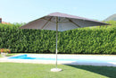 Ombrellone da Giardino Brian 3x4 m in Alluminio Tortora-3