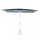 Parasol de jardin Poly Eco 2x3m en acier et toile grise