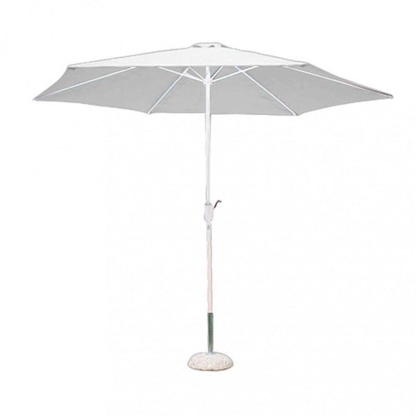 Parasol de Jardin Poly Eco Ø3m en Acier Blanc acquista