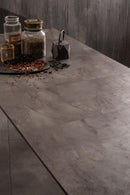 Tavolo Allungabile 130/290x80x76 cm in Melaminico Big Grigio-4