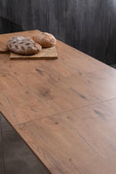 Tavolo Allungabile 130/290x80x76 cm in Melaminico Big Naturale-4