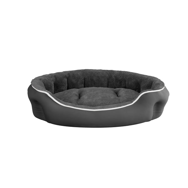 acquista Niche Rembourrée pour Chiens et Chats en Polyester Coccole Gris Foncé