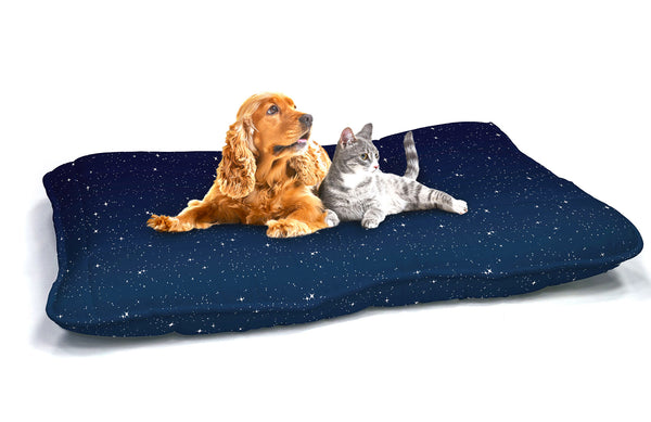 online Coussin Rembourré pour Chiens et Chats 60x100 cm en Microfibre Etoiles