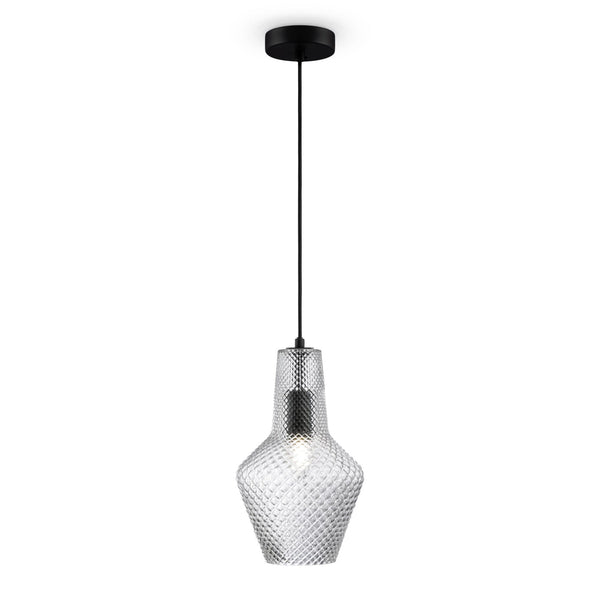 acquista Lampe à suspension pendante en métal noir Tommy