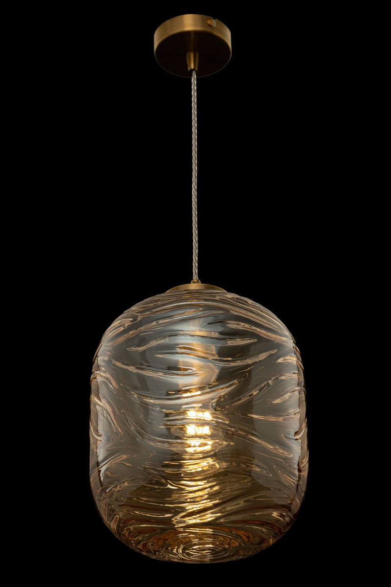 Lampada pendente Pendant in Metallo Dunas Ottone-2