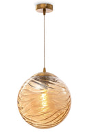 Lampada pendente Pendant in Metallo Dunas Ottone-1