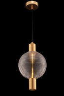 Lampada pendente Pendant in Metallo Rueca Ottone-2