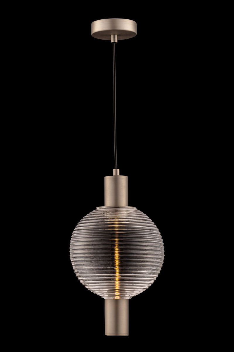 Lampada pendente Pendant in Metallo Rueca Nickel-2