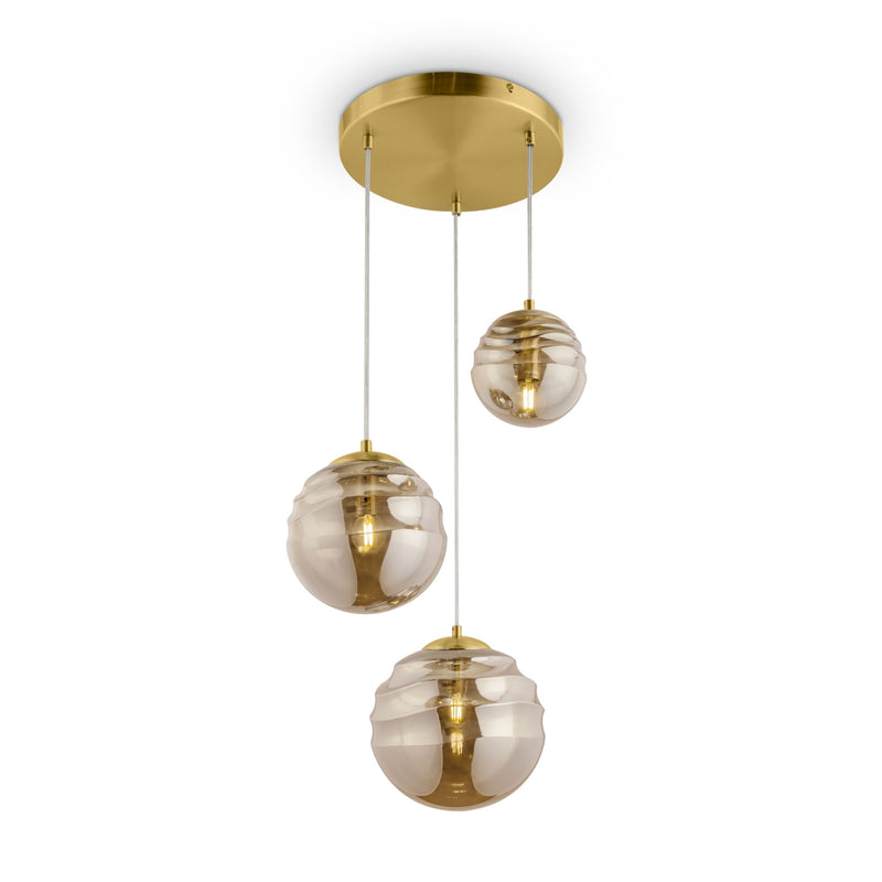 Lampada pendente Pendant in Metallo Vinare Ottone-1