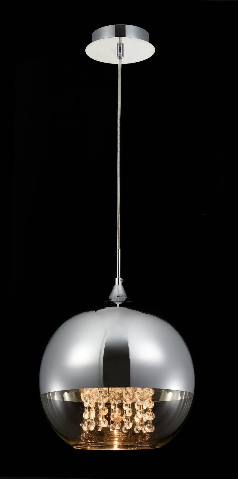 Lampada pendente Pendant in Metallo Fermi Nickel-2