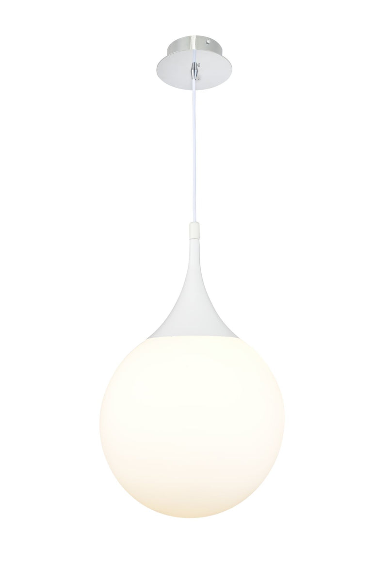 Lampada pendente Pendant in Metallo Dewdrop Bianco-1