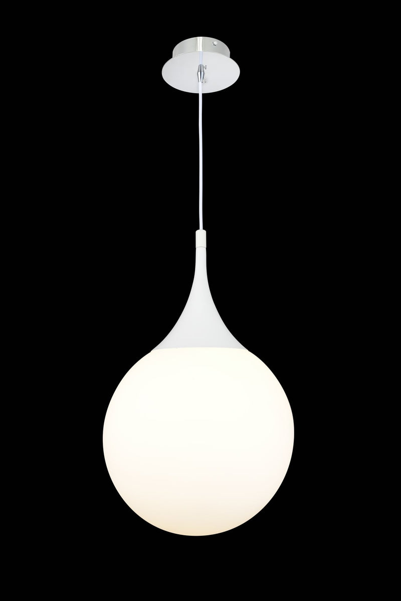 Lampada pendente Pendant in Metallo Dewdrop Bianco-2