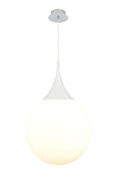 Lampada pendente Pendant in Metallo Dewdrop Bianco-1