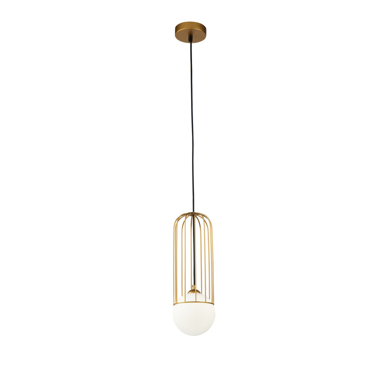 Lampada pendente Pendant in Metallo Telford Oro-1