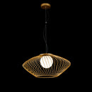 Lampada pendente Pendant in Metallo Plec Oro-2