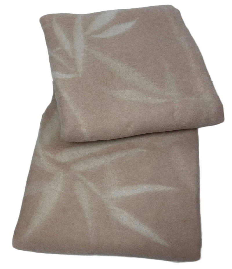 Coperta Pura Lana Doubleface 450 gr/mq Parker Crema Varie Misure-1