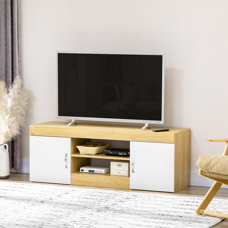 Mobile TV 130x39,6x48 cm Max 60” in Truciolato Legno-2