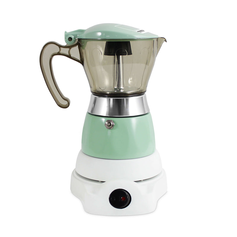 Moka Caffettiera Elettrica Cordless 4 Tazze 440W Bimar Pantone Seashore-1