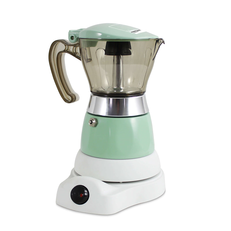 Moka Caffettiera Elettrica Cordless 4 Tazze 440W Bimar Pantone Seashore-2