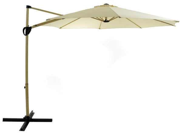 prezzo Parasol de jardin aluminium déporté Ø3m Ecru