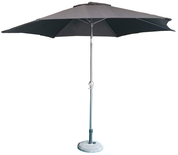 online Parasol de jardin Ø3 m Mât Ø38 mm en Aluminium Noir