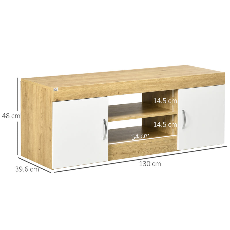 Mobile TV 130x39,6x48 cm Max 60” in Truciolato Legno-3