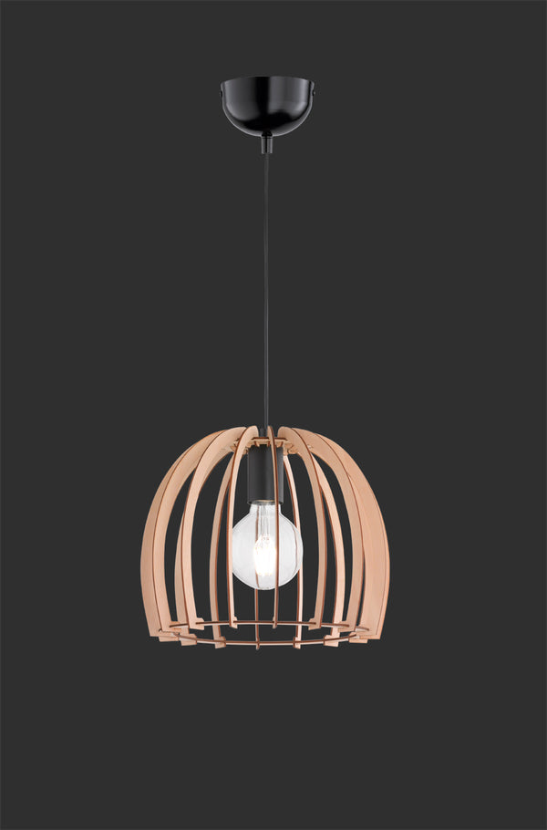 prezzo Lampe à Suspension pour Intérieur E27 en Bois Naturel Couleur du Bois