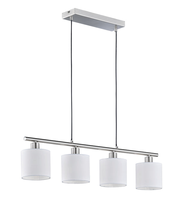 prezzo Lampe à suspension d'intérieur E14 en métal nickel mat