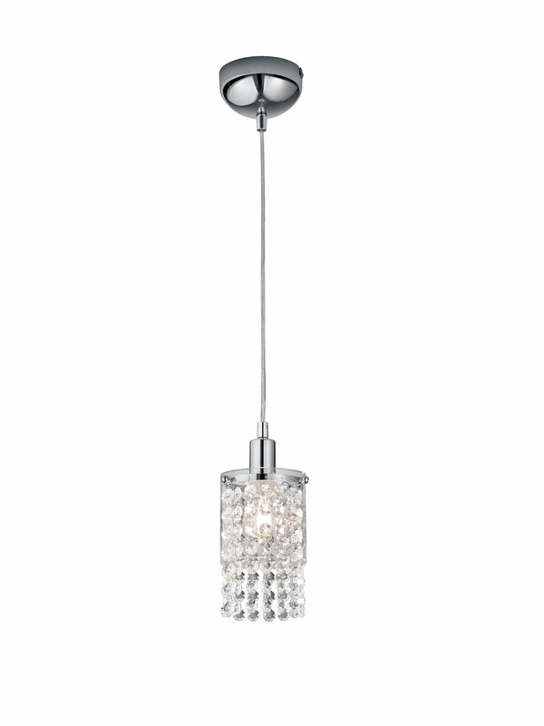 prezzo Lampe à Suspension Intérieure E14 en Métal Chromé