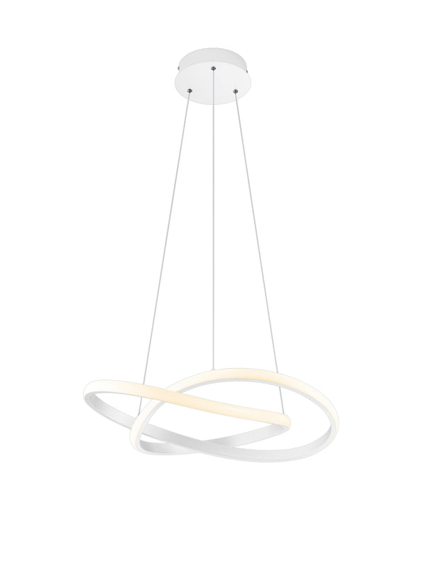 prezzo Suspension LED d'intérieur en métal blanc mat