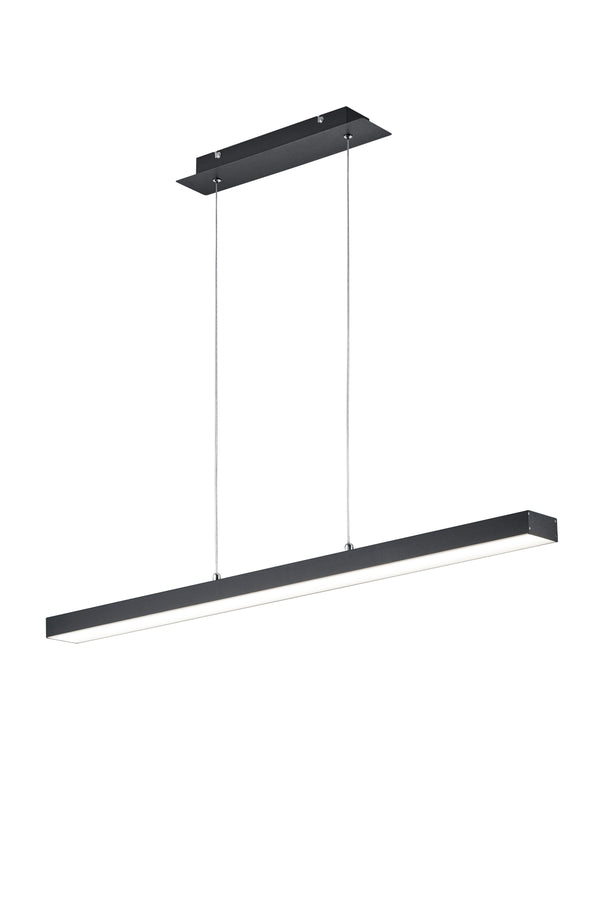 Suspension LED d'intérieur en aluminium noir mat online