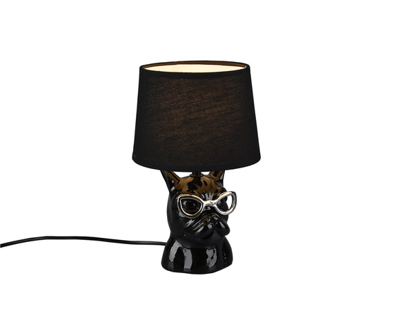 Lampe de table d'intérieur E14 en céramique noire prezzo