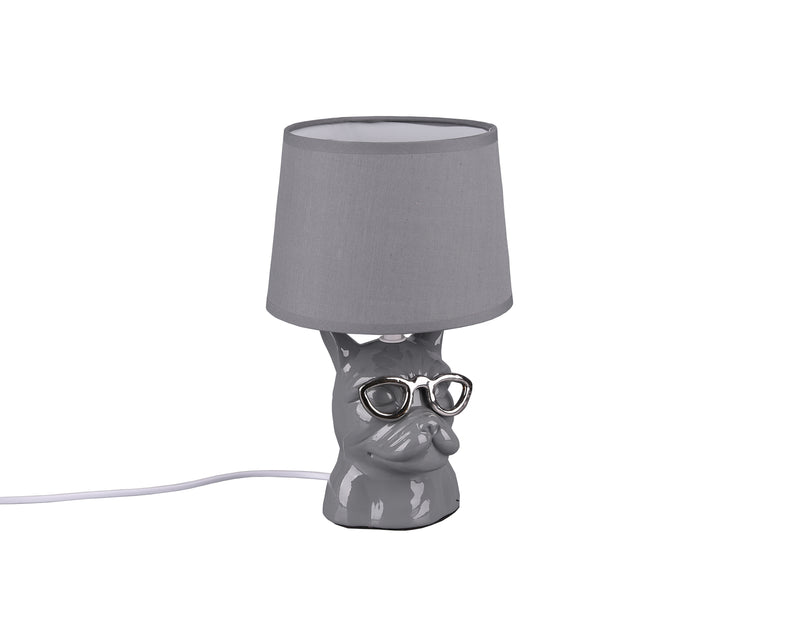 Lampada tavolo da Interno  E14 in Ceramica Grigio-2